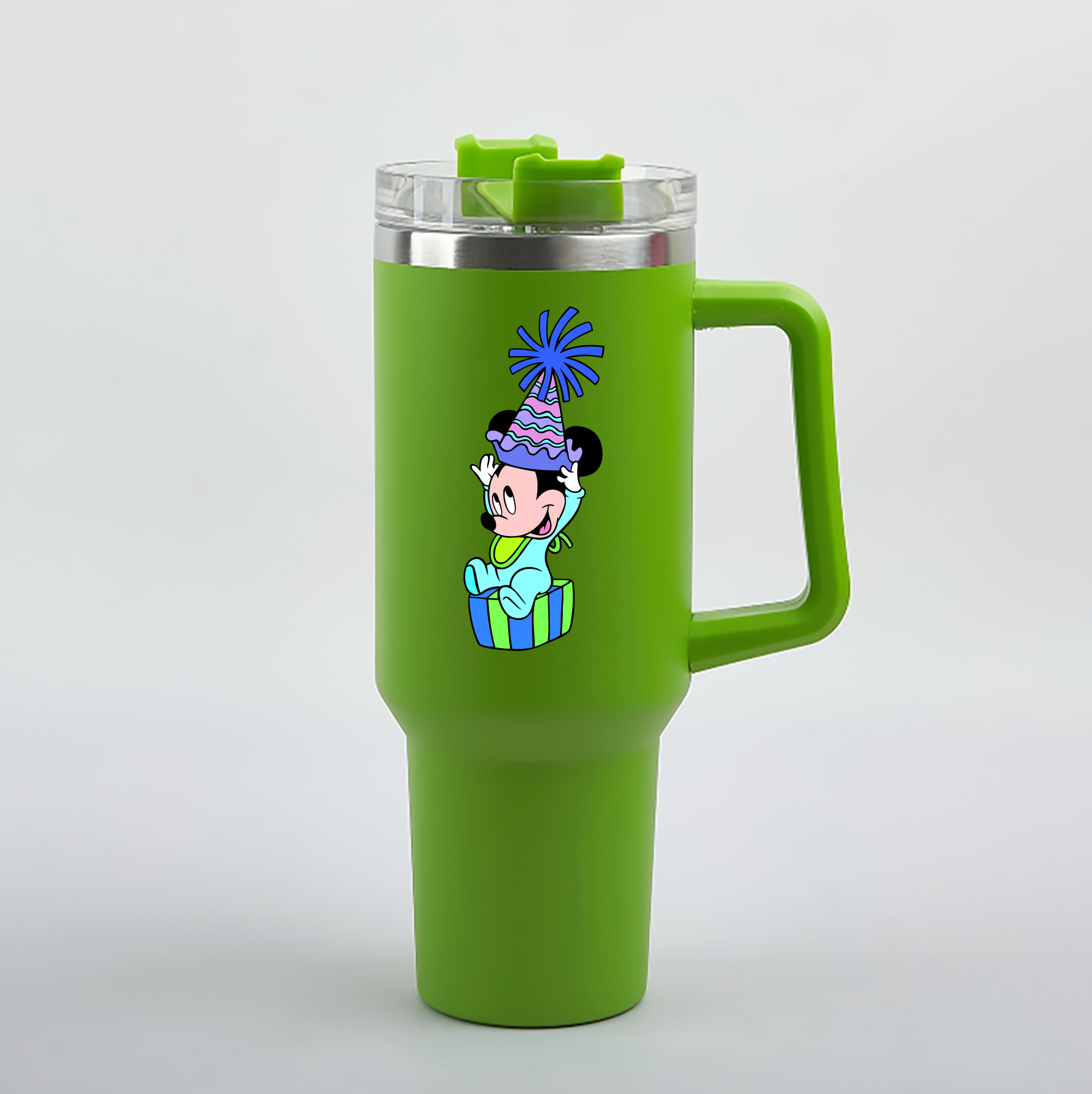 （画像用） ミッキーマウス Mickey Mouse 1200mL車用タンブラー（カラープリント）